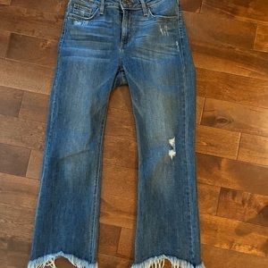 Just Black fringe hem jean